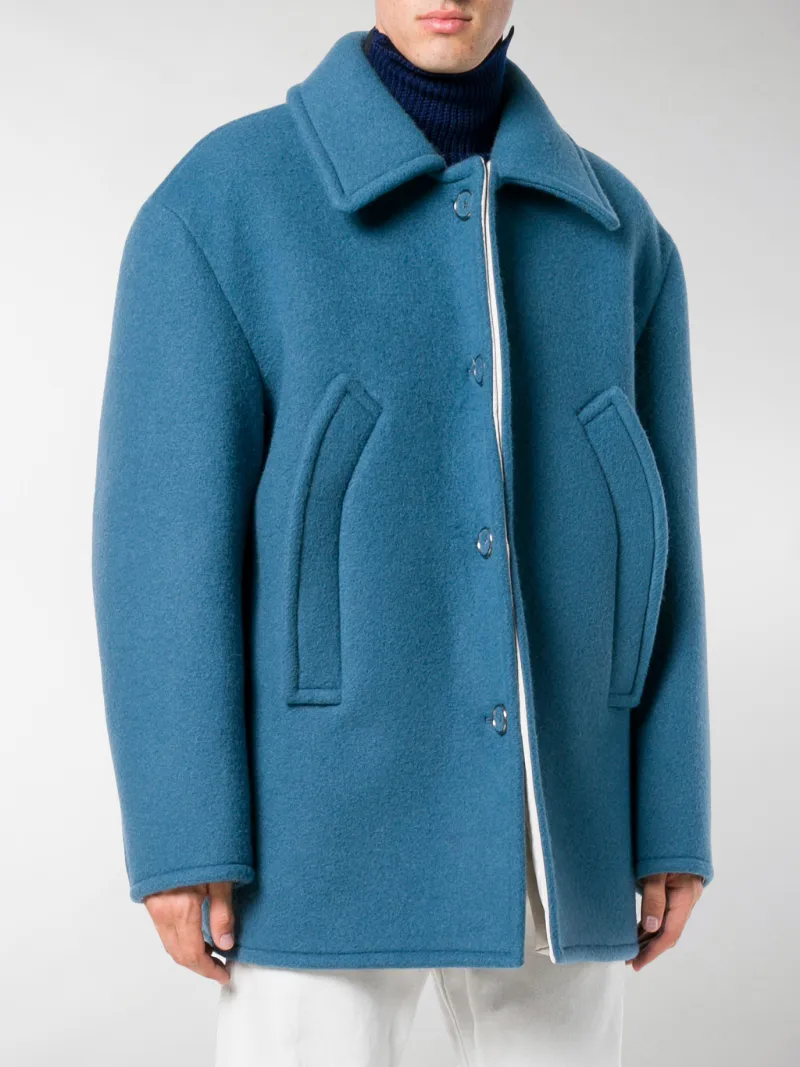 raf simons caban coat