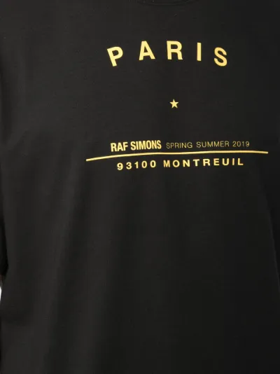 raf simons paris t shirt