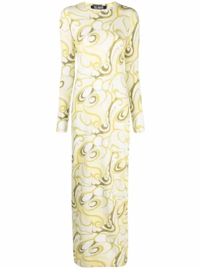 Swirl Pattern Long Dress Raf Simons Eraldo Com Swirl Pattern Long Dress Raf Simons Eraldo Com