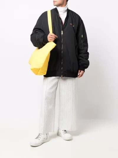 raf simons oversized padded coat