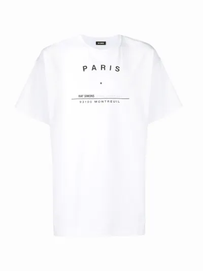 raf simons paris t shirt