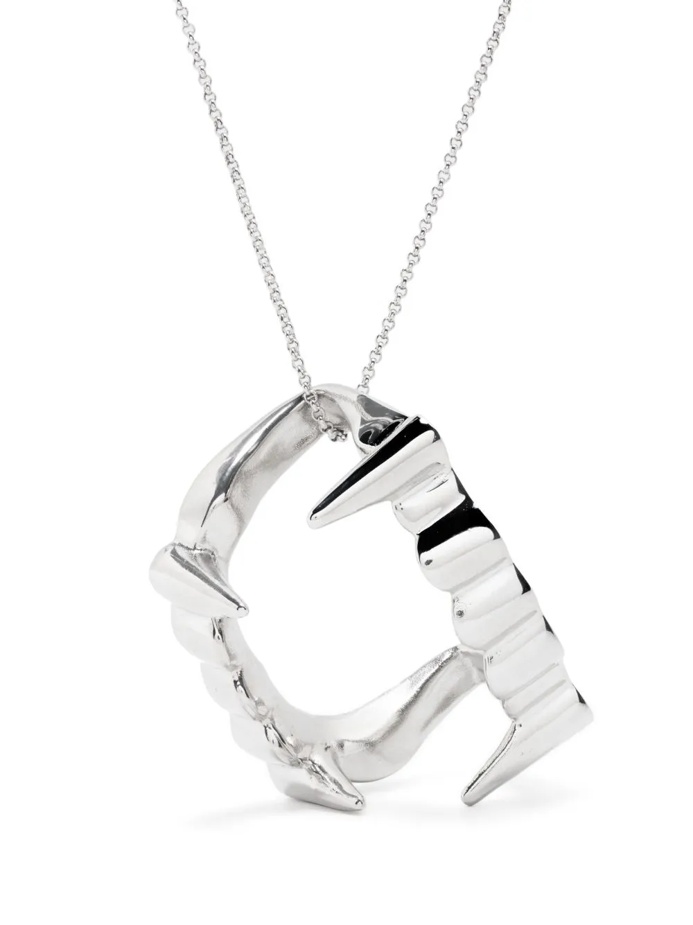 raf simons ネックレスNecklace Raf Simons vampire-teeth sculpted necklace | Eraldo.com DJ