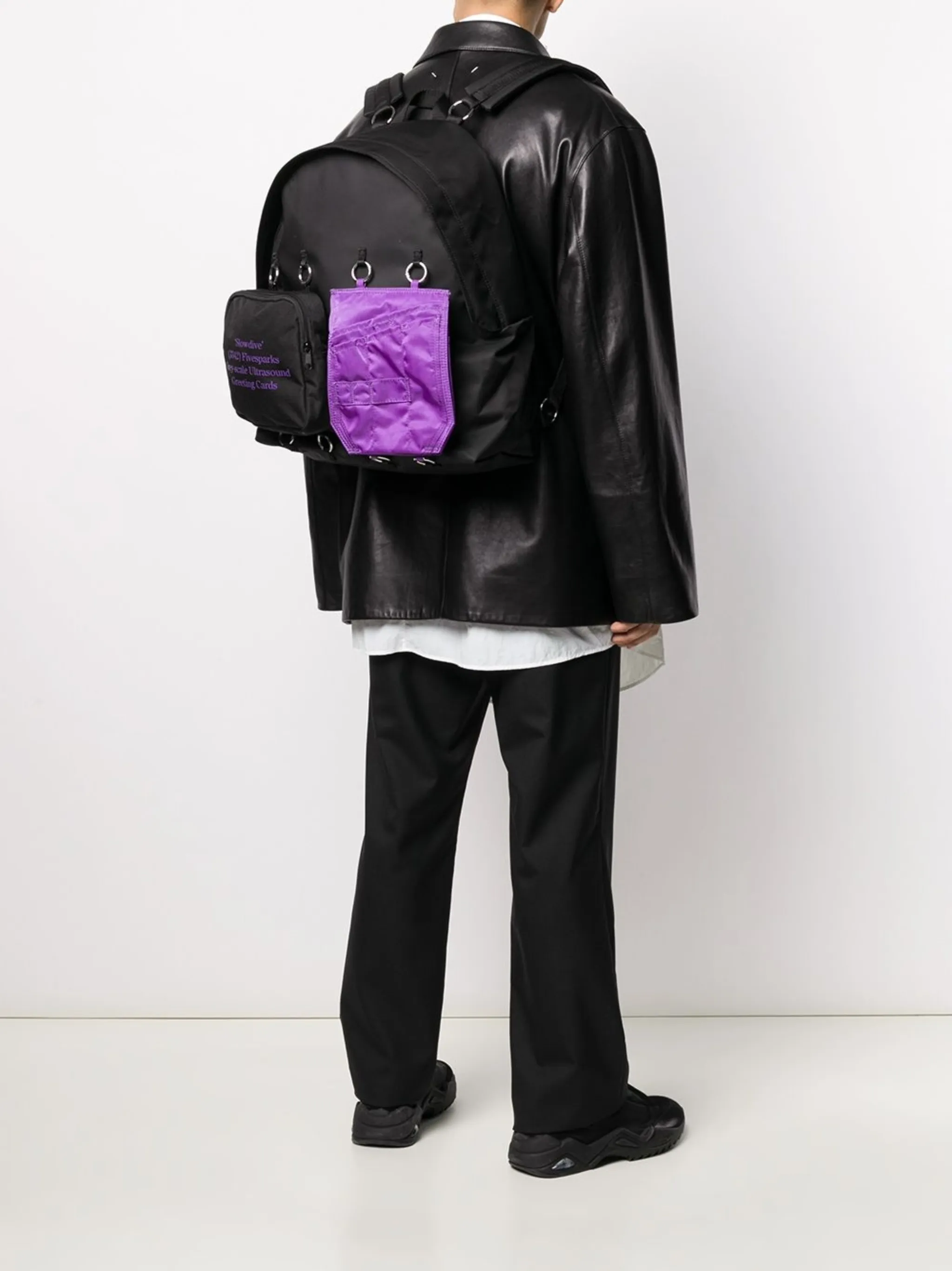 Raf Simons x Eastpak Padded Doubl r Purple Quote backpack Eraldo HR