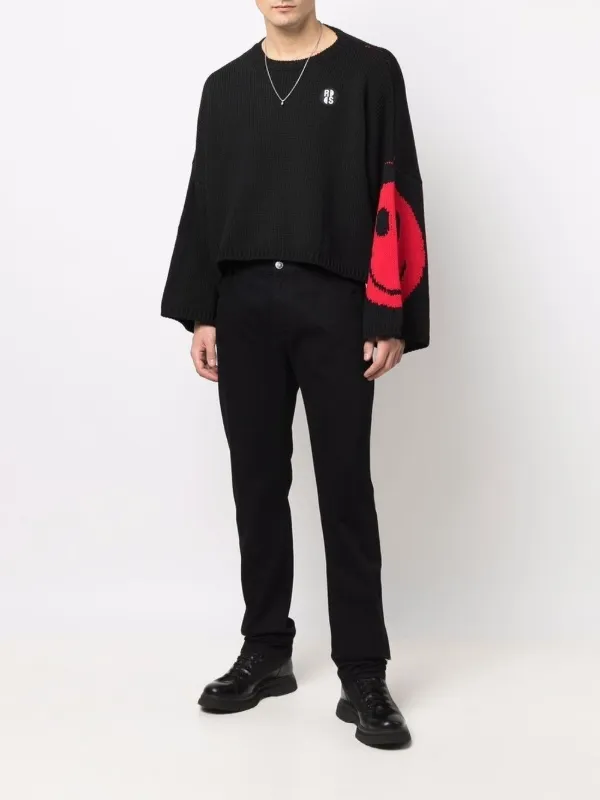 raf simons smiley jumper