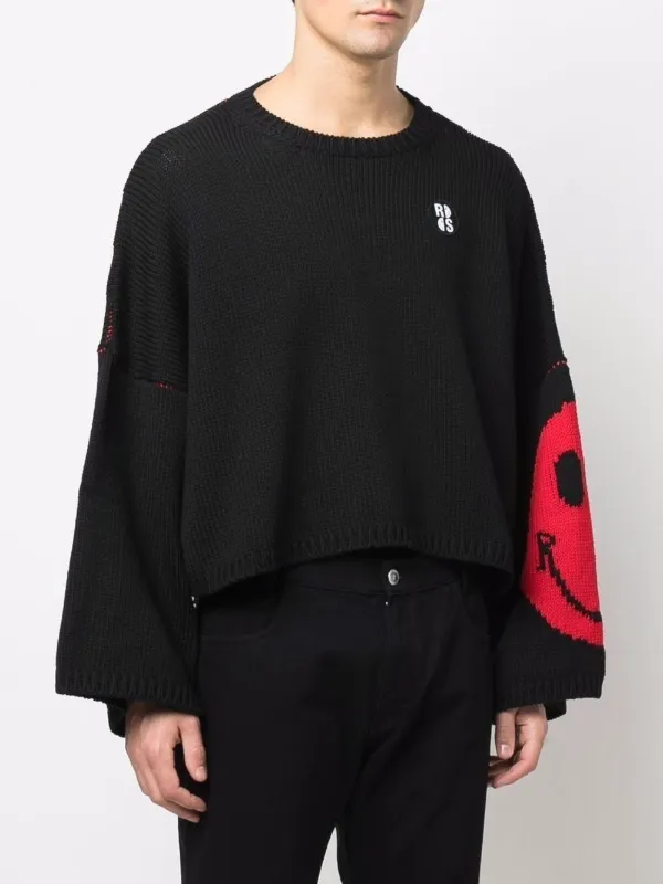 raf simons smiley jumper