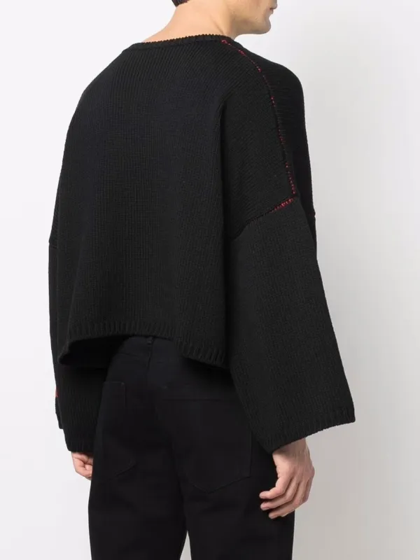 raf simons smiley jumper