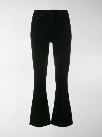 rag and bone flare crop jeans