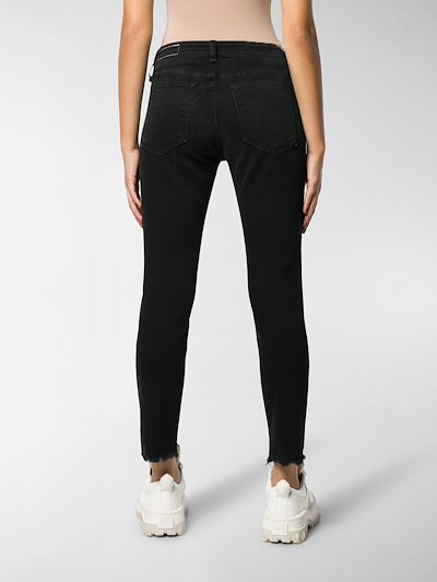 Rag Bone Cropped Dre Boyfriend Jeans Black Modes