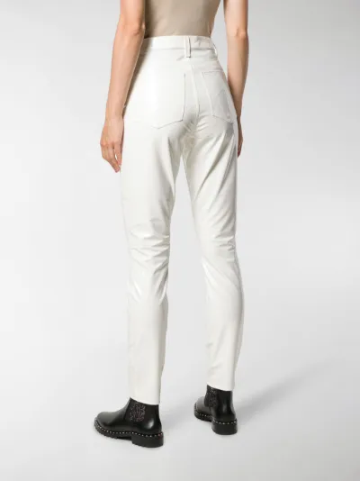 high waisted skinny trousers