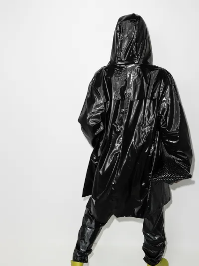 rains hooded raincoat