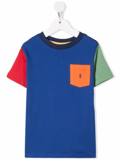 Ralph Lauren Kids colourblock Polo Pony 