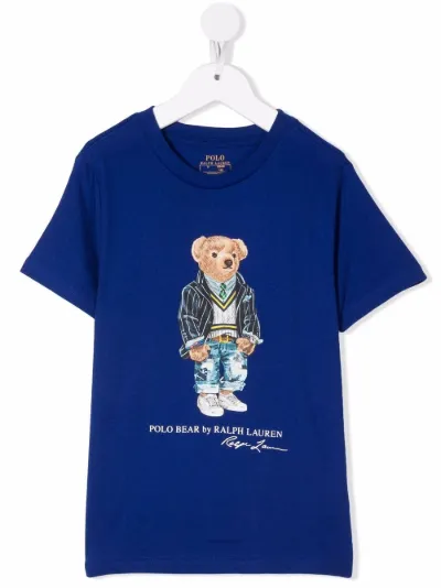 Ralph Lauren Kids Polo Bear cotton T 