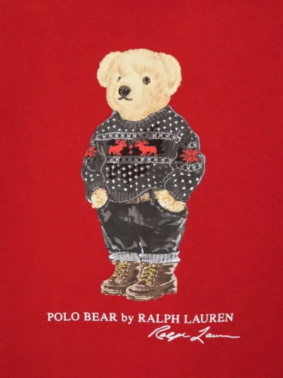 polo bear red