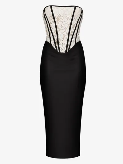 strapless corset dress
