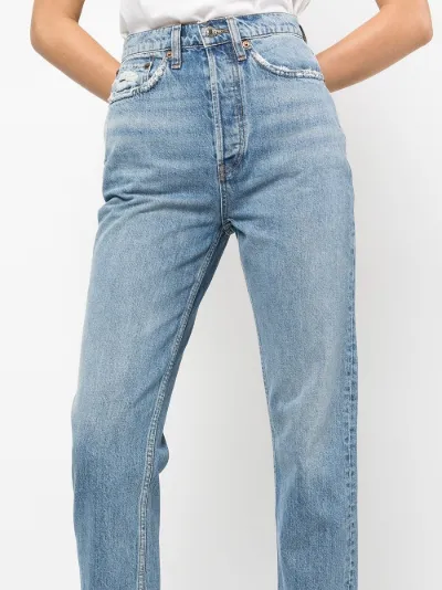 DONE '70s Stone Pipe straight-leg jeans 
