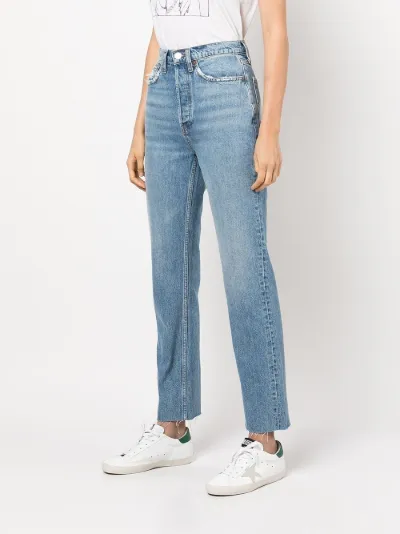 DONE '70s Stone Pipe straight-leg jeans 