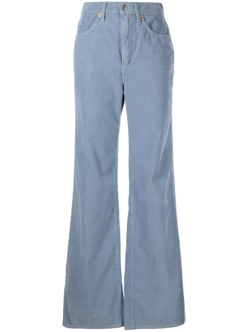 Sale RE/DONE corduroy high-rise wide 