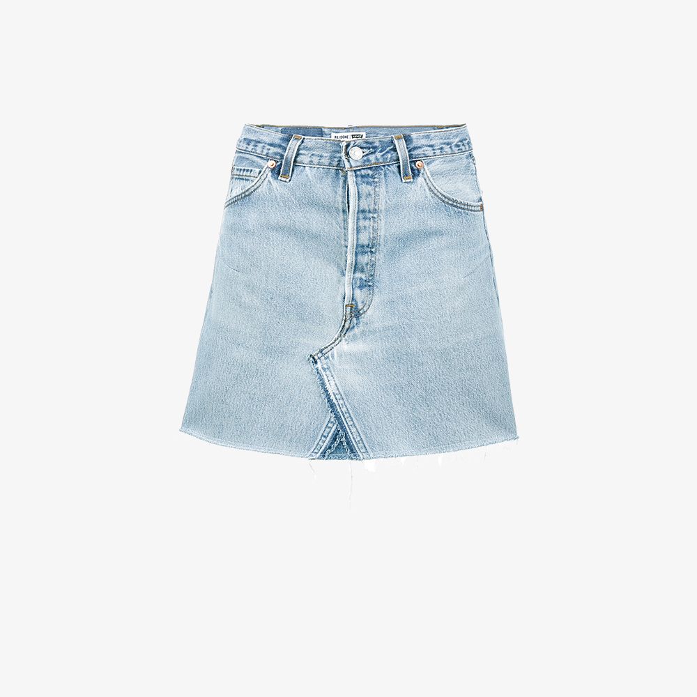 levi's mom denim skirt