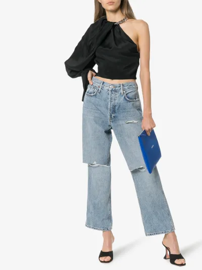 redone low slung jeans