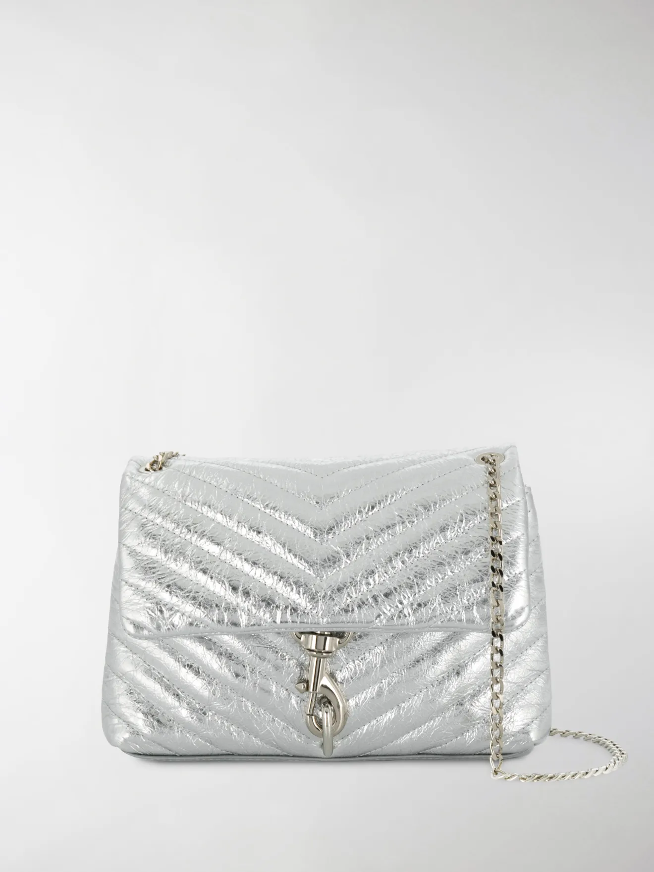 rebecca minkoff silver crossbody