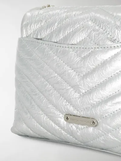 rebecca minkoff silver crossbody