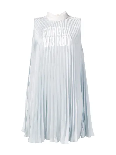 Red valentino forget me not top