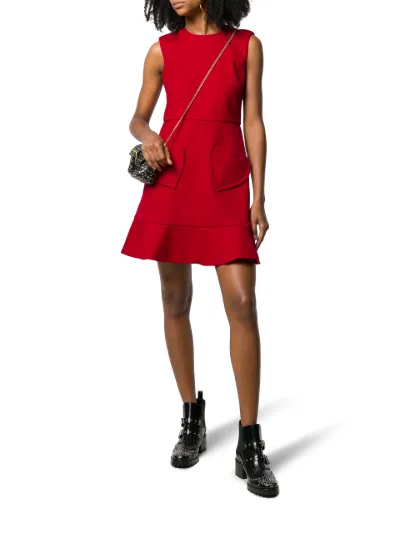 heart pocket mini dress | RED Valentino | Eraldo.com US