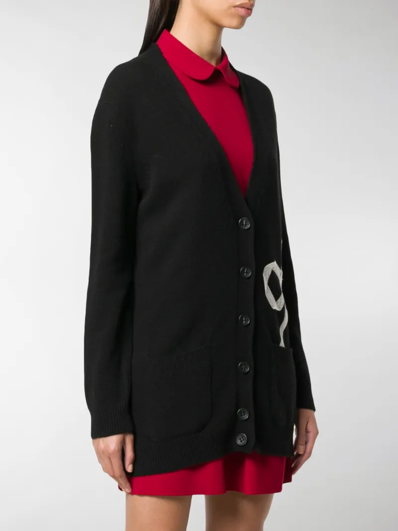 longline lace cardigan