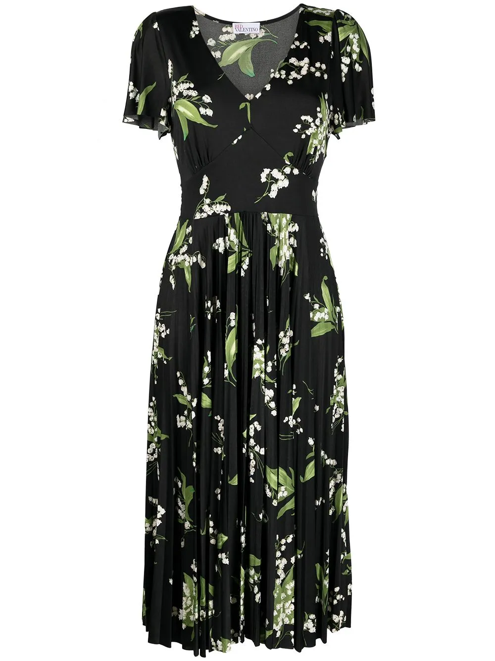 May Lily print V-neck dress | RED Valentino | Eraldo.com