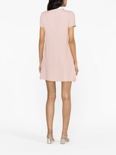 RED Valentino pussy-bow collar mini dress | Eraldo.com FR