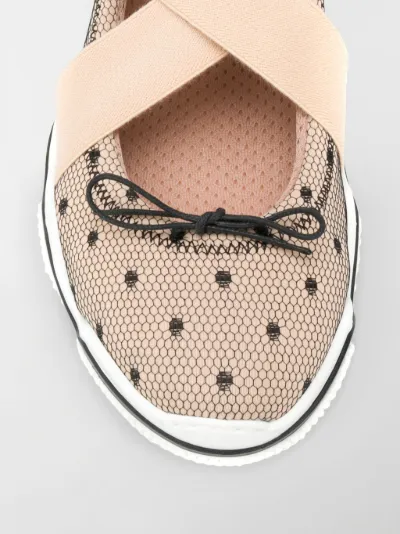 red valentino ballet sneakers