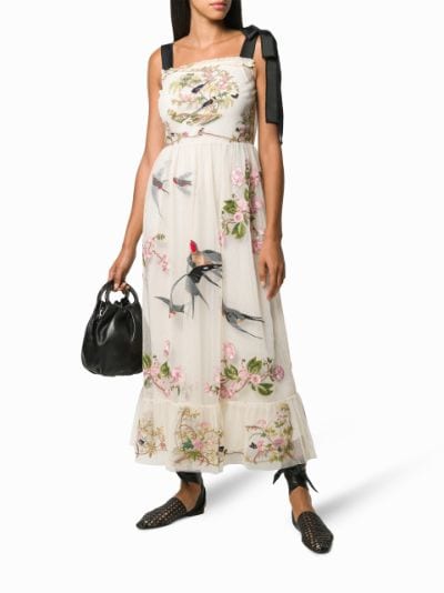 red valentino bird dress