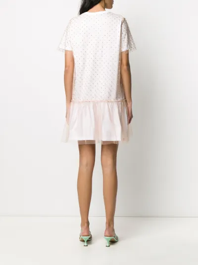 Red valentino t shirt dress online