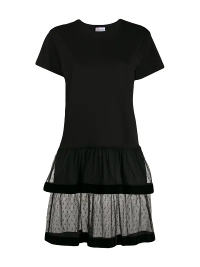 Red valentino t shirt dress on sale