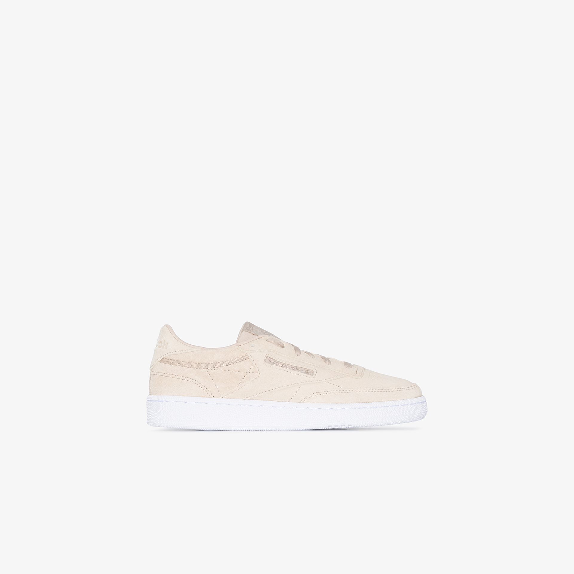 reebok beige suede trainers