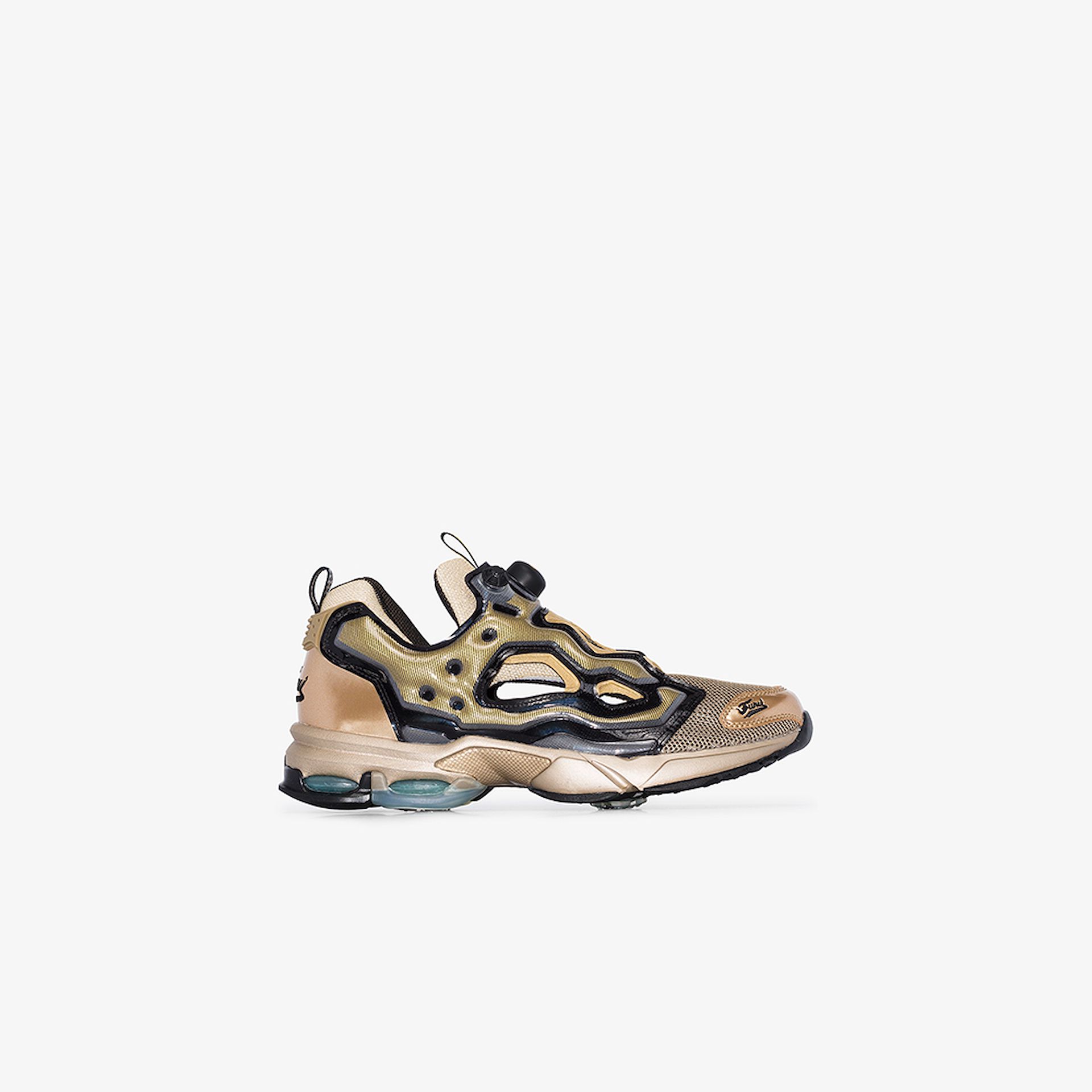 reebok insta pump fury mens gold