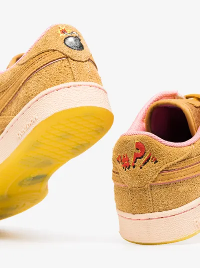 yellow suede reebok