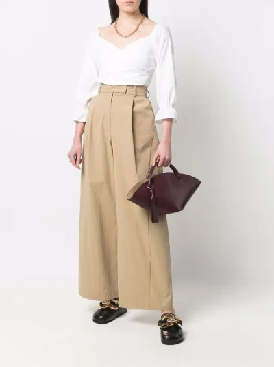 Penny high-waist palazzo trousers 
