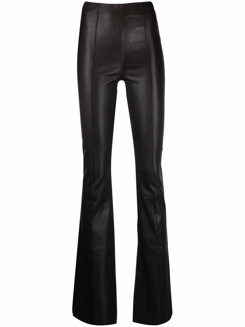 bootcut leather trousers | REMAIN 