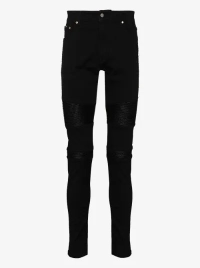 represent biker denim black