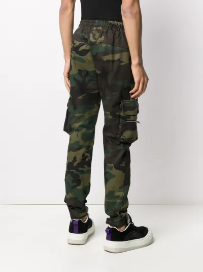 camo print trousers
