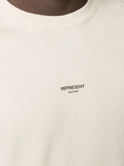 represent t shirt beige