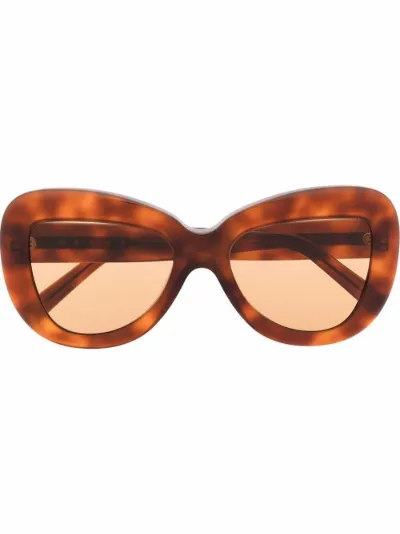 oversized tortoiseshell-effect sunglasses | Retrosuperfuture | Eraldo.com