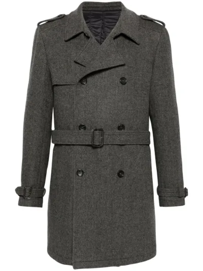 Burberry herringbone coat hotsell