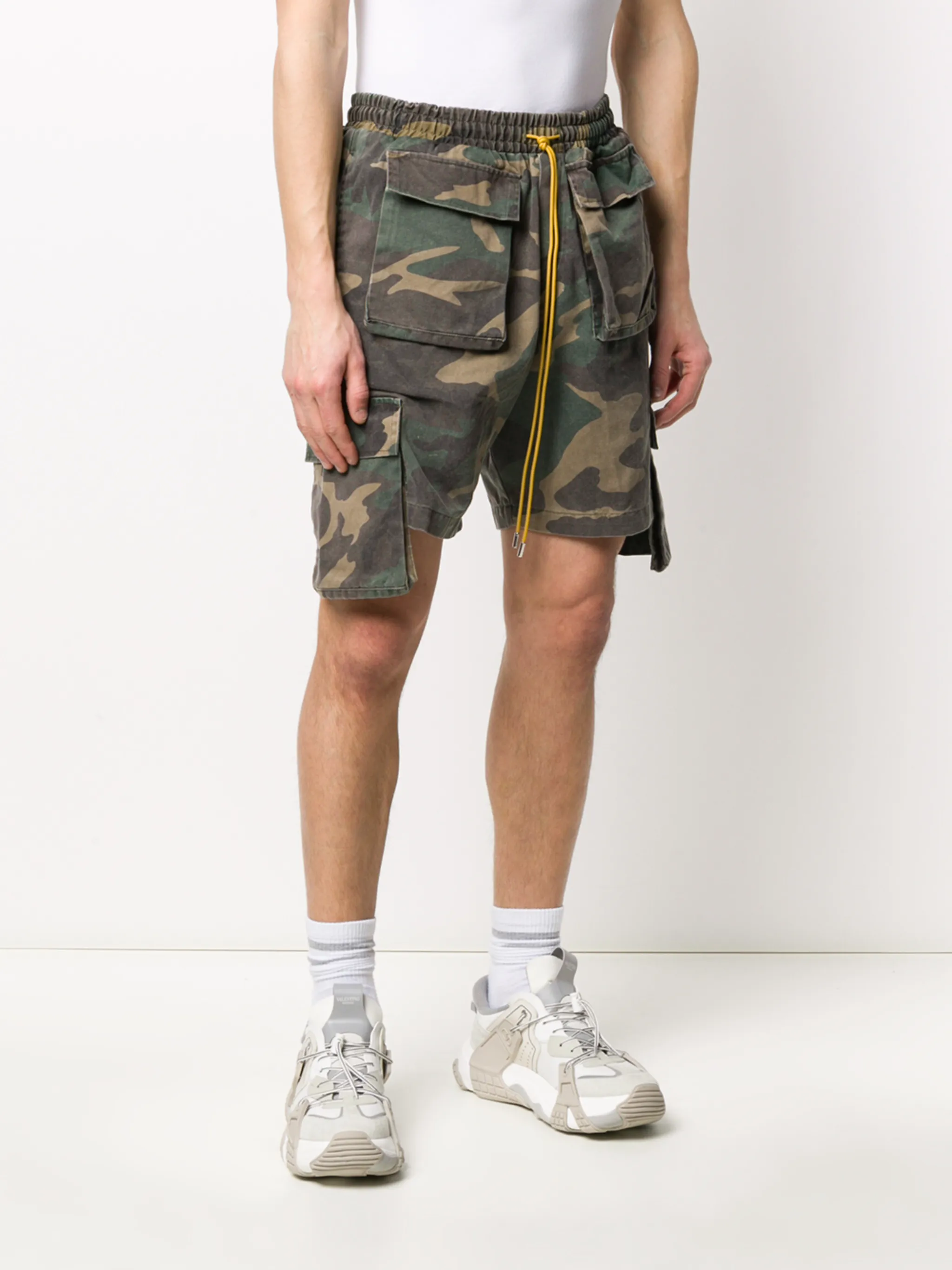 RHUDE camouflage print cargo shorts Eraldo US