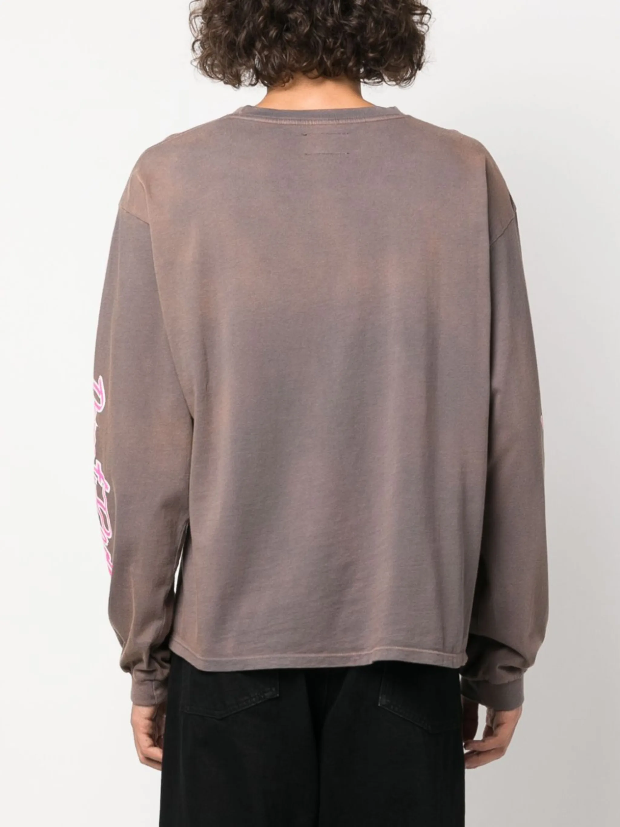 Rhude Gray 'Desert Racing' Long Sleeve T-Shirt Rhude