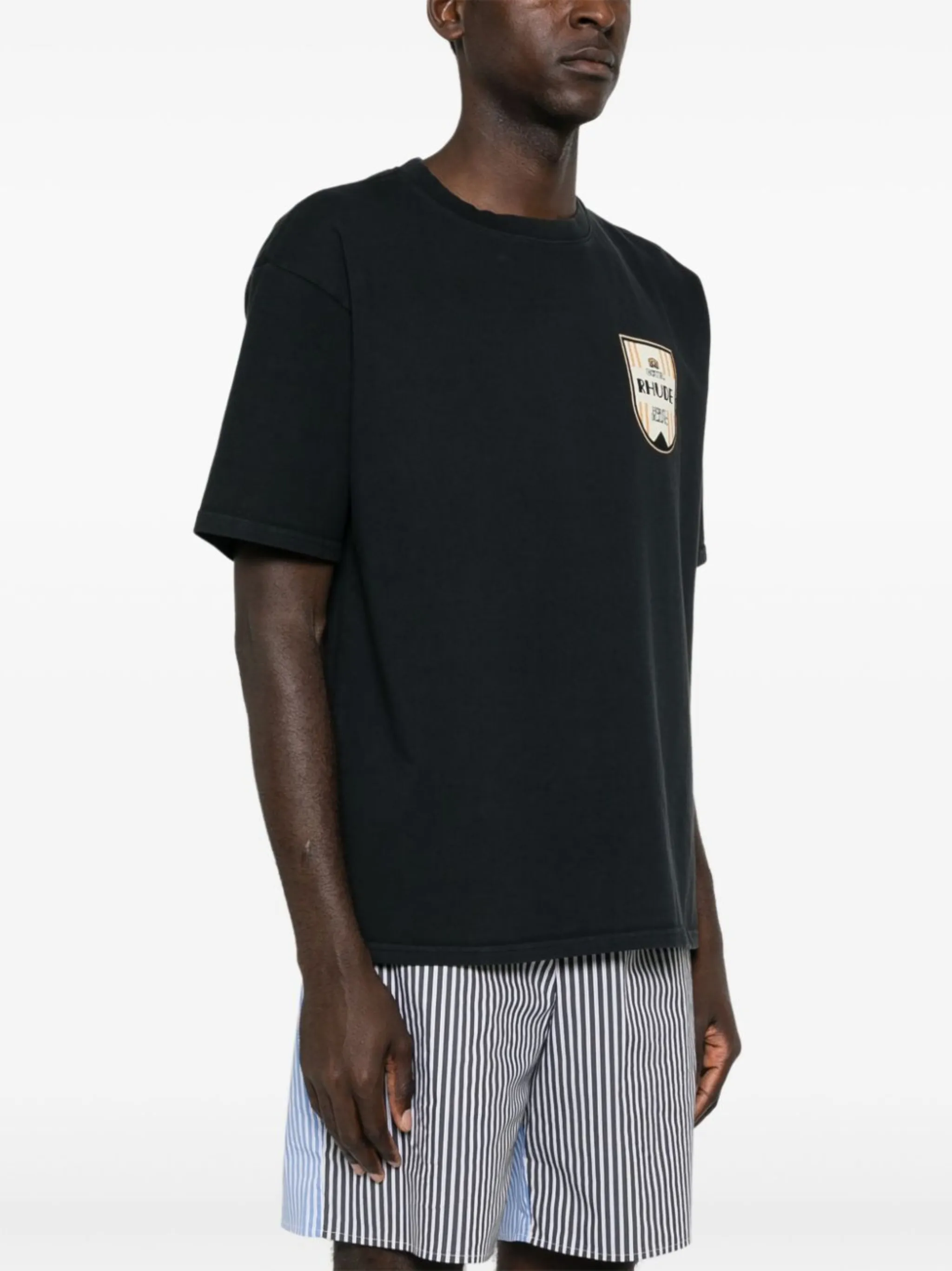 RHUDE logo-print cotton T-shirt | Eraldo.com XC