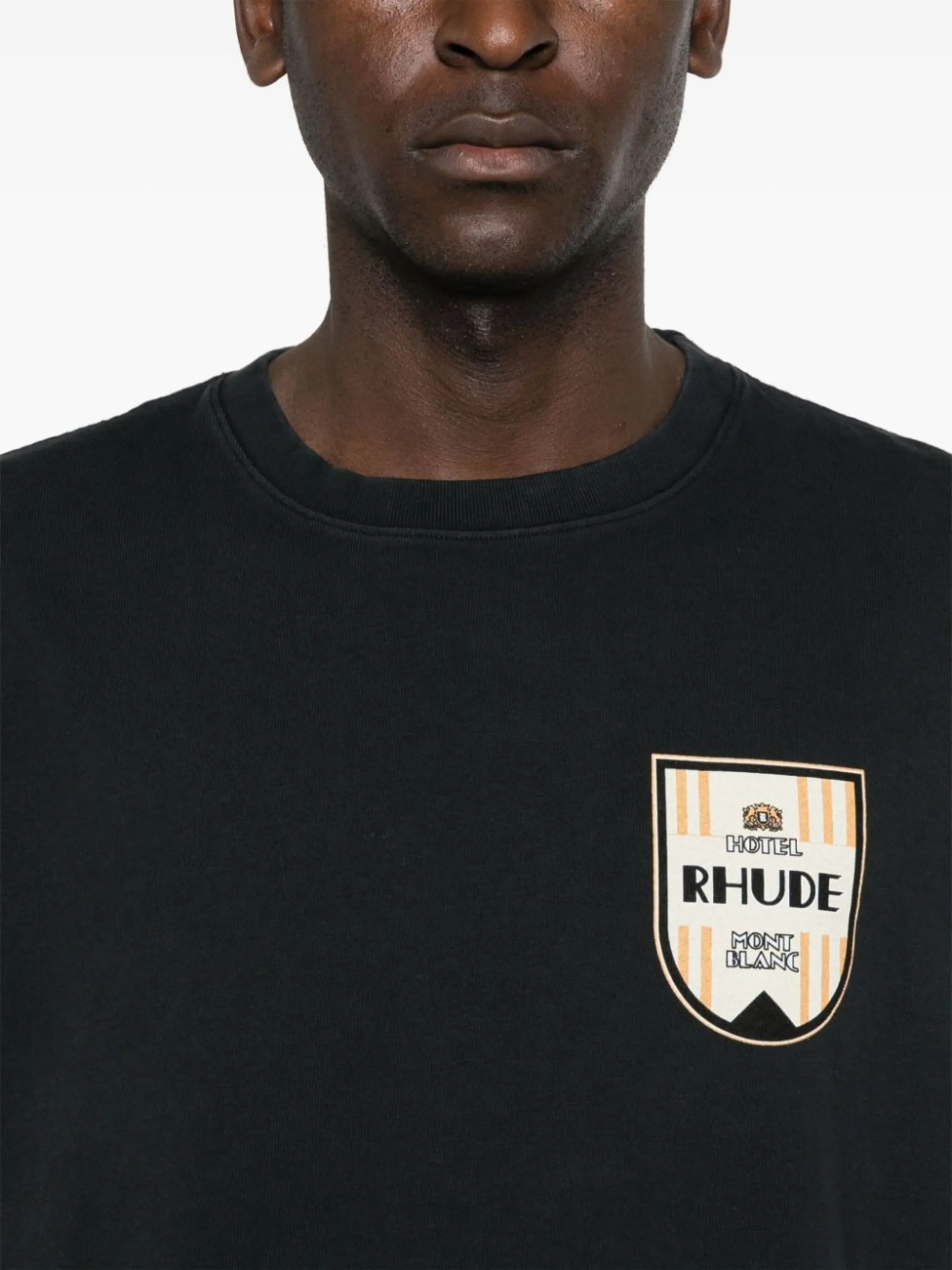 RHUDE logo-print cotton T-shirt | Eraldo.com XC