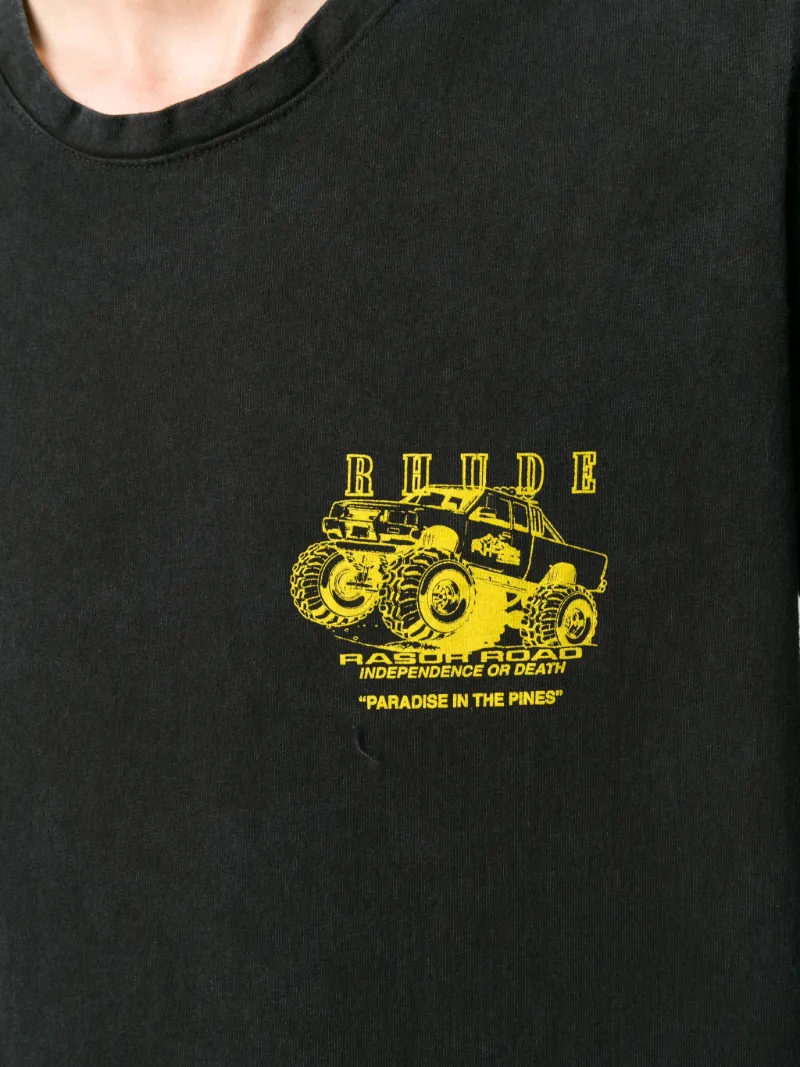 rhude paradise in the pines shirt