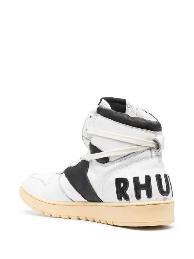 rhude high top sneakers